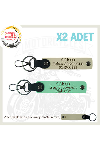 Miaju Personal X2 Keychain Set with Custom Name Plate for His/Her Very Loved ...