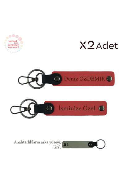 Miaju Meaningful Surprise for Mother's Day, Set of 2 Keychains with Name and ...