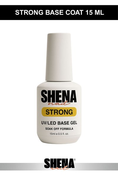 Shena Strong Base Coat UV/LED Base Gel 15 Ml - Kalıcı Oje & Protez Tırnak Alt...