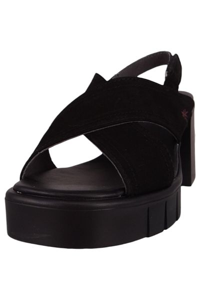 ART Damen Komfort Sandalen Eivissa 1990 Schwarz Black 25 Leder Mit Softlight Fußbett