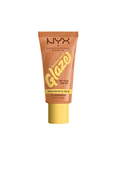 NYX Professional Makeup Buttermelt Glaze Getönte Sonnencreme + Lsf 30 #03-cas...