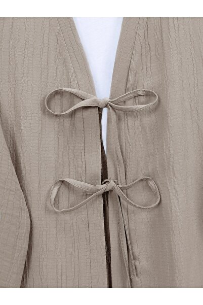 Modamorfo Crinkle Suit with Double Laced Trousers - Mink