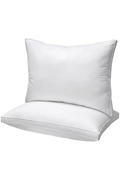 Other Premium Bed Pillow Set of 2 - High Quality Microfiber for Ultimate Comfort and Support, Size 75x50 c