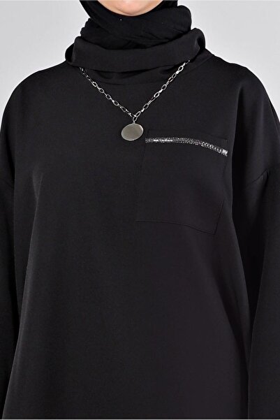 Alvina DEGAJE COLLAR POCKET TUNIC 43453