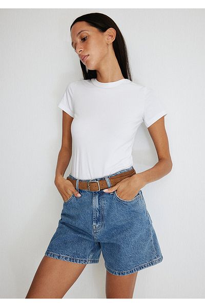 Mavi Indigoblaue Jeansshorts Verna 90 -1410059-87081