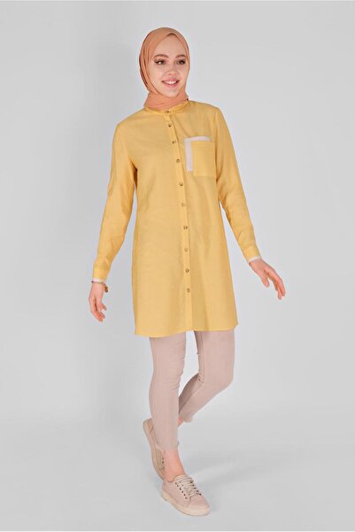 Alvina Size Button Tunic 41565