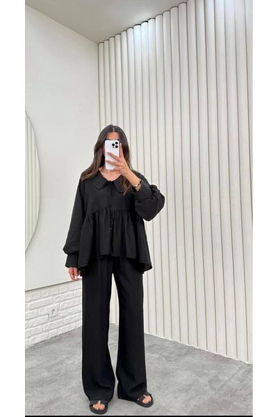 Ekim Store Σετ με γιακά μωρού με κορδόνι Oversize