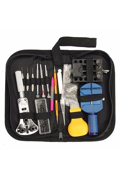 ANENG 144PCS 212/147/6PCS Watch Opener Repair Tool Kit Watchmaker Link Pin Hammer Set Clock Watch Remover