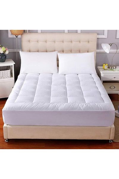 Other Luxury Quilted Mattress Topper from Hotel Style - 14 cm Thickness with Microfiber Polyester Filling