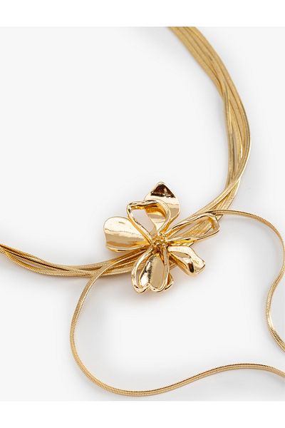 Koton Flower Detailed Choker Necklace