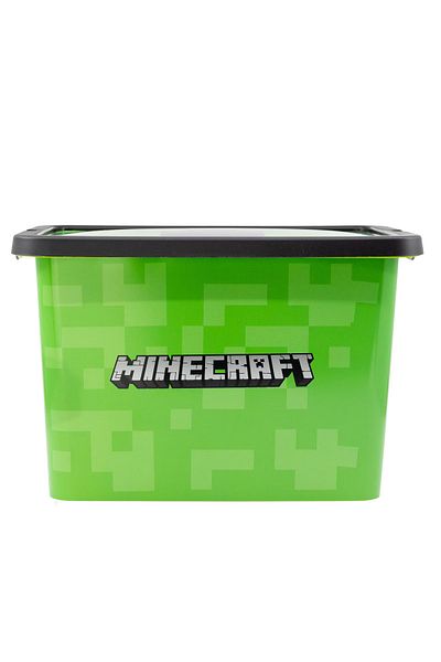 MINECRAFT Toy storage box, 28.7x18.5x19.2 cm, 7 l, Green, Minecraft