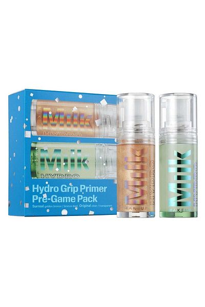 Milk Makeup Mini Hydro Grip Primer Pre-Game Pack Set - Hydrating & Illuminating Long-Wear Primers wi