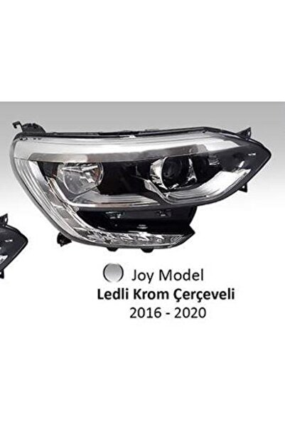 Genel Markalar RENAULT MEGANE IV 2017- FAR JOY MODEL LEDLİ KROM ÇERÇEVELİ MOT...