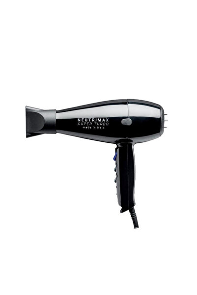 NEUTRI MAX مجفف الشعر الايطالي نيوتر ماكس سوبر توربو 2600 واط - أسود