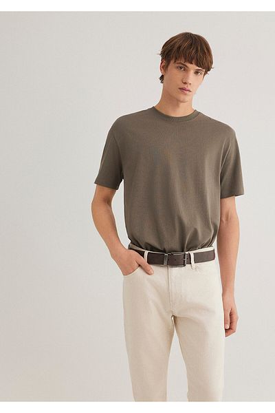 Mavi Καφέ Basic T-Shirt Loose Fit / Loose Relaxed Fit 066249 -70376