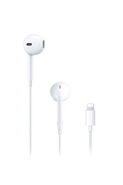Generic 8-Pin Lightning Stereo In-Ear Earphones With Microphone White