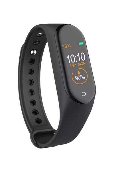 Generic M4 Pedometer Fitness Tracker Black
