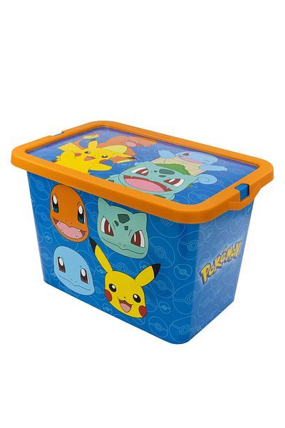 Pokemon Toy storage box, 28.7x18.5x19.2 cm, 7 l, Blue, Pokemon Rock