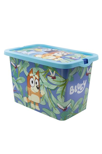 bluey Toy storage box, 28.7x18.5x19.2 cm, 7 l, Blue, Bluey