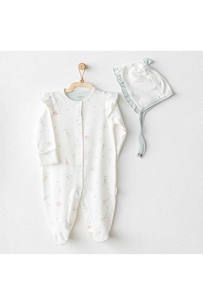 andywawa Ac25510 Love Family Baby Rompers Suit Ecru