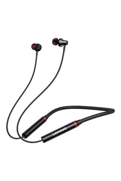 LENOVO سماعة رأس معلقة HE05X باللون الأسود