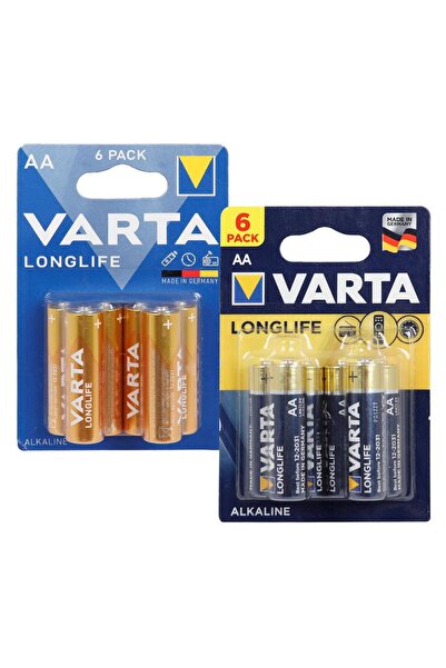 Varta Longlife Alkalin AA Pil 6'lı Paket