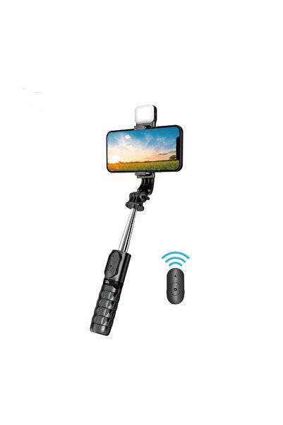 Nettech NT-MT05 Taşınabilir Işıklı Tripod Bluetooth Selfie Çubuğu