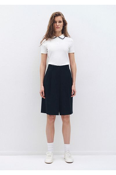 Mavi Marineblaue Bermuda-Shorts 1410181 -82318