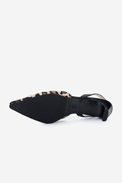 Valmenti Дамски обувки с висок ток и леопардов принт