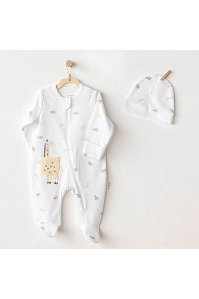 andywawa Ac25803 Little King Baby Rompers Suit White