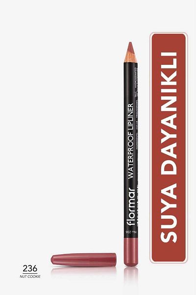Flormar Waterproof Lip Liner (Brown) - Waterproof Lip Liner - 236 Note Cookie