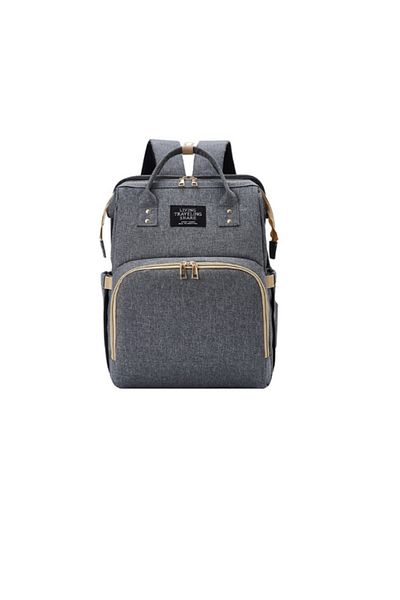 OEM Geanta multifunctionala 3 in 1 pentru mamici, se poate folosi ca geanta, rucsac sau patut, gri