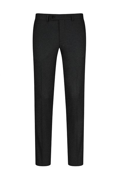 Hatemoğlu Anthracite Regular Fit Fabric Trousers with Side Pockets