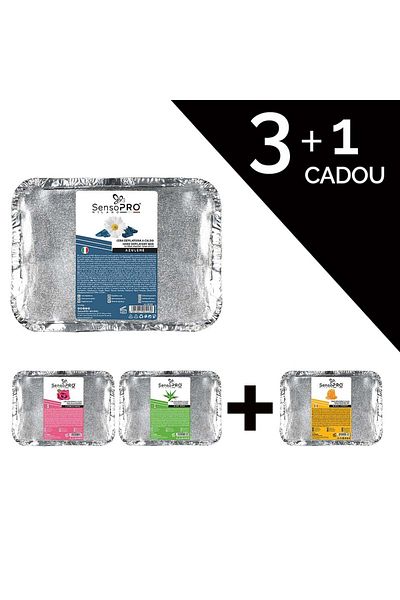 SensoPRO Milano Set 3 1 Free Traditional Depilatory Wax Mix Pack, 500g