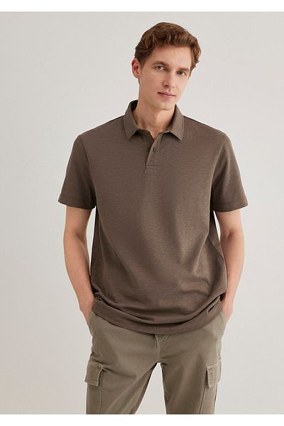 Mavi Καφέ μπλουζάκι Polo Regular Fit 0612556 -70376