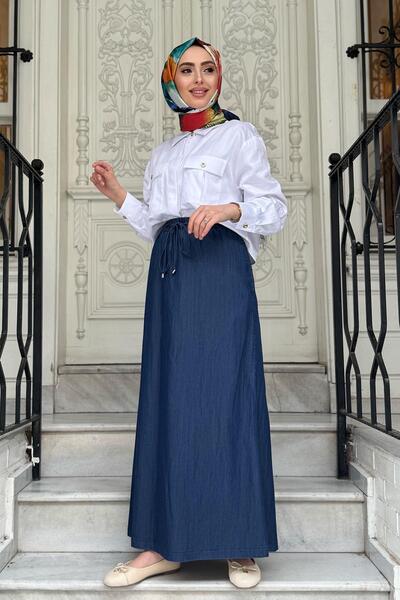 SEÇİL Gala-xi Etek 100025112214004 İndigo