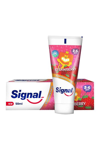 Signal Kids Toothpaste Strawberry For 2-6 Years 50 ml
