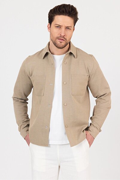 yakamor Erkek Comfort Gömlek Ceket