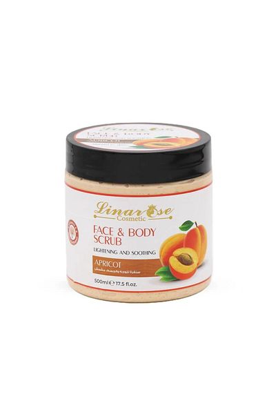 Linarose Lina Rose Apricot Face & Body Scrub - 500ml