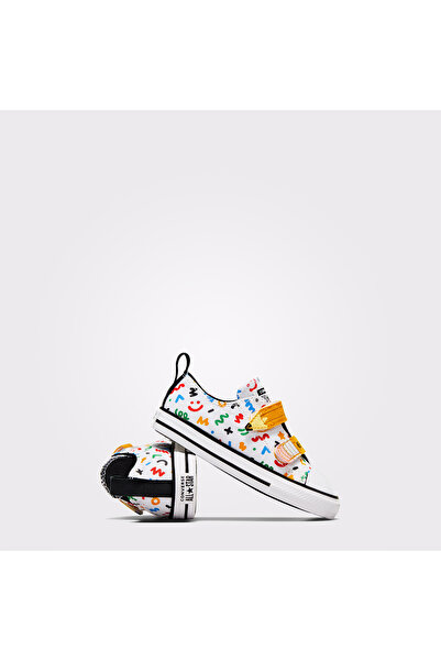 Converse Beyaz Kanvas Erkek Bebek Yürüyüş Ayakkabısı A07219C.102-CHUCK TAYLOR ALL STAR