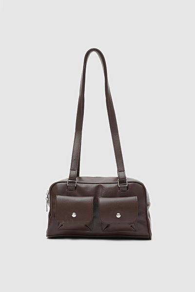Shule Bags Τσάντα Maschine Baguette Bitter Brown