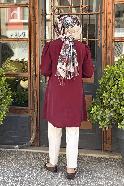 MissWhence Tunic 37025 Claret Red