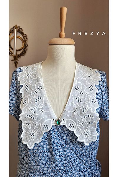 Morecottonmorenaturel Vintage Mobile Collar Hole Work Firezya