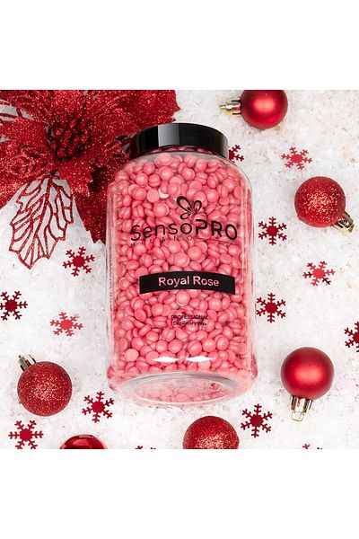 SensoPRO Milano Royal Rose Professional Elastic Hair Removal Wax, 400g
