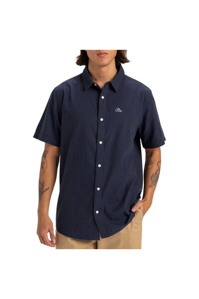 Quiksilver Quıksılver Mw Premıum Stretch Dark Navy Erkek Gömlek Eqywt04623-ktp0