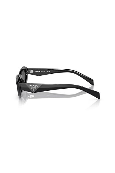 Prada PR 26ZS 16K08Z 55 Kadın Oval Siyah Kemik Güneş Gözlüğü