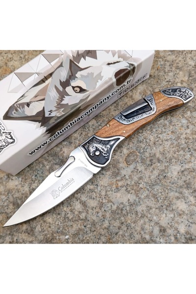 Cakistore Gravur İşlemeli Ahşap Kamp Çakısı