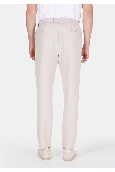 Colin's Slim Fit Mid Waist Long Leg Men's Beige Trousers