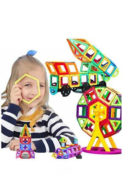 Yelajoy 191-Piece Magnetic Building Blocks Set,3D Educational Diy Construction Toy,for Boys and Girls