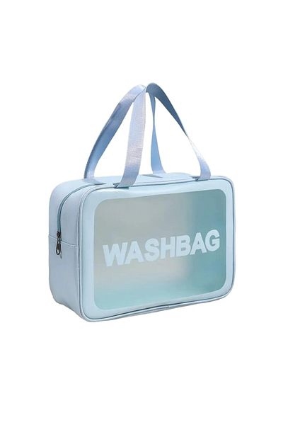 SMARTECH Travel Cosmetic Bag, Transparent, Waterproof, 30x20 CM